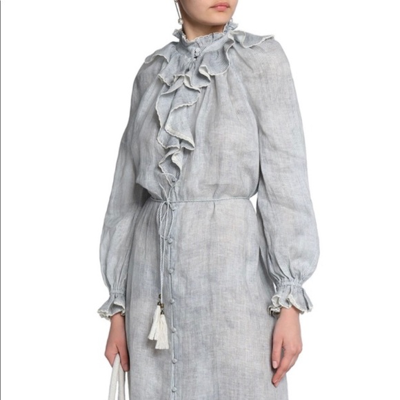 Zimmerman Ruffle striped dress - Picture 5 of 7